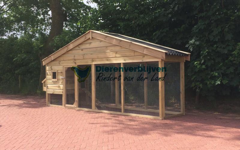 Kippenhok Bolsward type E Kwaliteits dierenverblijven van der Land