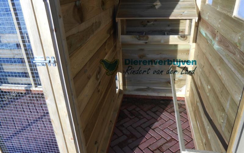 Kippenhok Hoog kippenhok Kwaliteits dierenverblijven van der Land