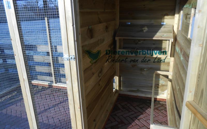 Kippenhok Hoog kippenhok Kwaliteits dierenverblijven van der Land