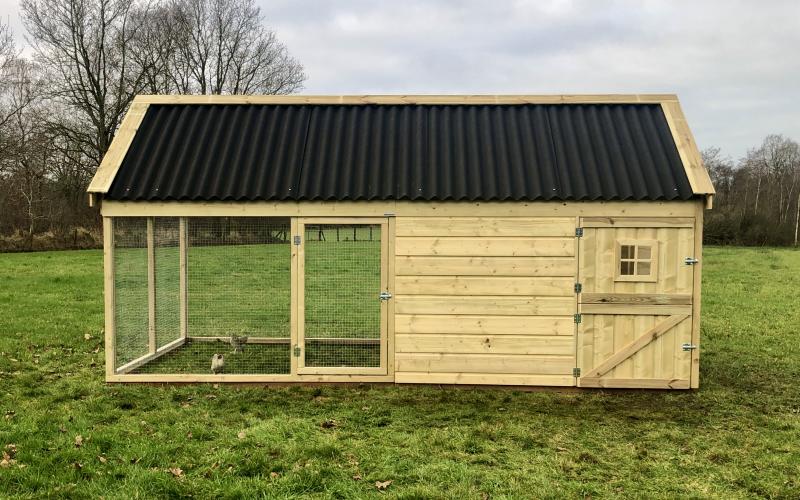 Kippenhok Groot kippenhok Kwaliteits dierenverblijven van der Land