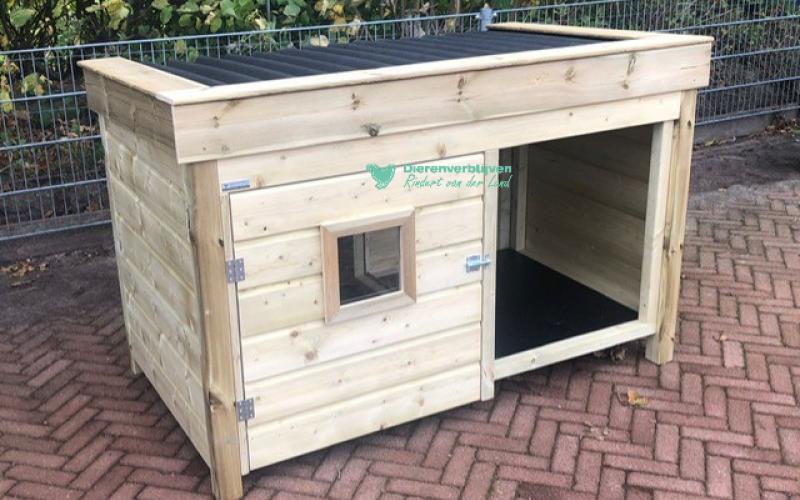 Kippenhok Konijnenhok met plateau type A Kwaliteits dierenverblijven van der Land