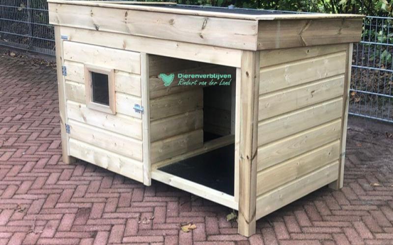 Kippenhok Schapenhok met plateau type A Kwaliteits dierenverblijven van der Land