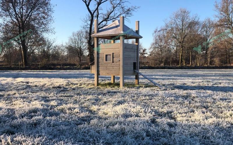 Kippenhok Hooiberg type E Kwaliteits dierenverblijven van der Land