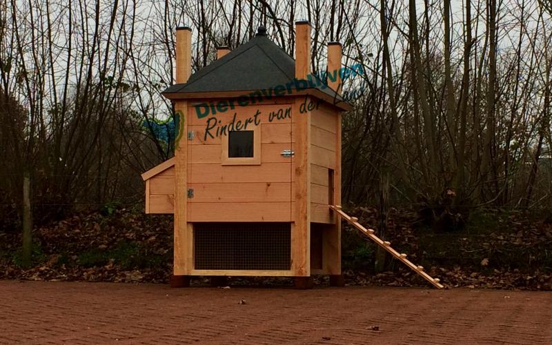 Kippenhok Hooiberg type C Kwaliteits dierenverblijven van der Land