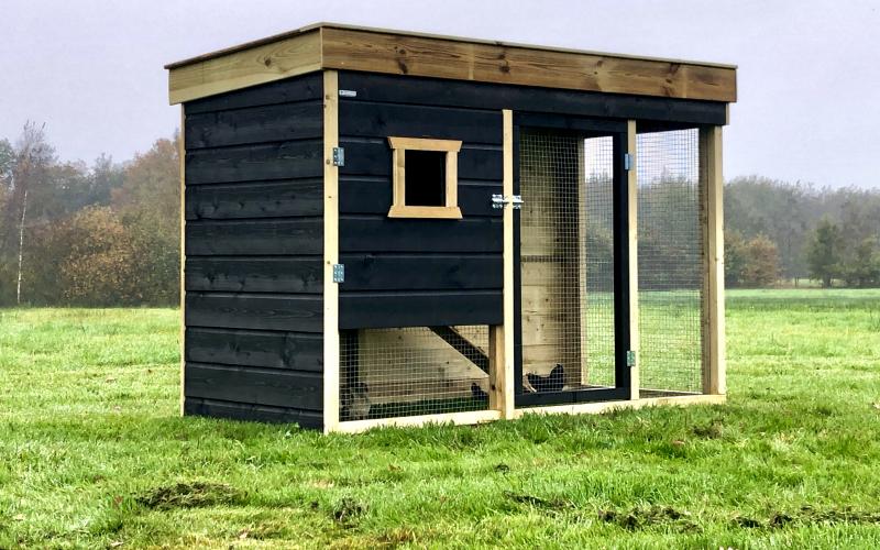 Kippenhok Konijnenhok Leeuwarden type A, Deluxe Kwaliteits dierenverblijven van der Land