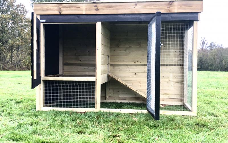 Kippenhok Konijnenhok Leeuwarden type A, Deluxe Kwaliteits dierenverblijven van der Land