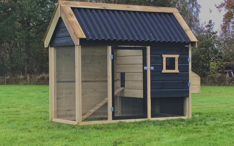 Kippenhok b- Kippenhok Sneek type A, Deluxe Kwaliteits dierenverblijven van der Land