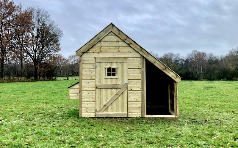Kippenhok Geitenhok/schapenhok/kippenhok Kwaliteits dierenverblijven van der Land