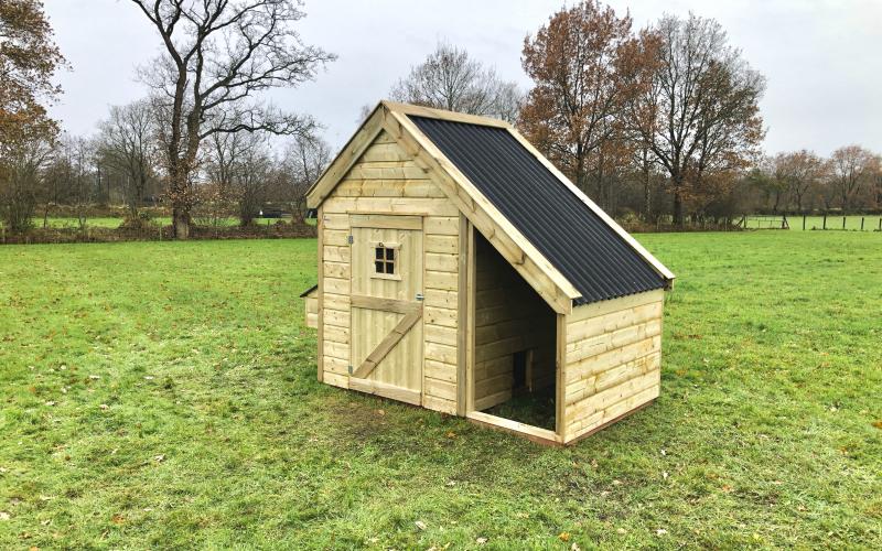 Kippenhok Geitenhok/schapenhok/kippenhok Kwaliteits dierenverblijven van der Land