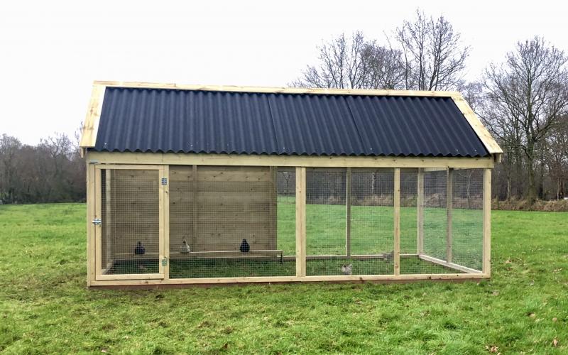 Kippenhok Kippenren Kwaliteits dierenverblijven van der Land