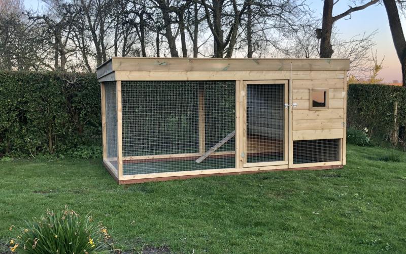 Kippenhok Kippenhok Leeuwarden type D Kwaliteits dierenverblijven van der Land