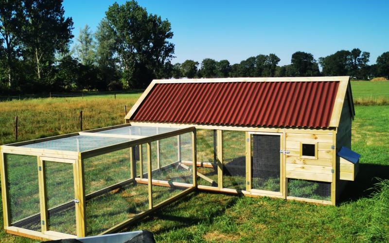 Kippenhok Kippenhok met ren Kwaliteits dierenverblijven van der Land