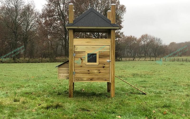 Kippenhok Hooiberg type E Kwaliteits dierenverblijven van der Land