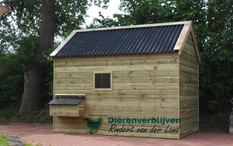 Kippenhok Dokkum type A Kwaliteits dierenverblijven van der Land