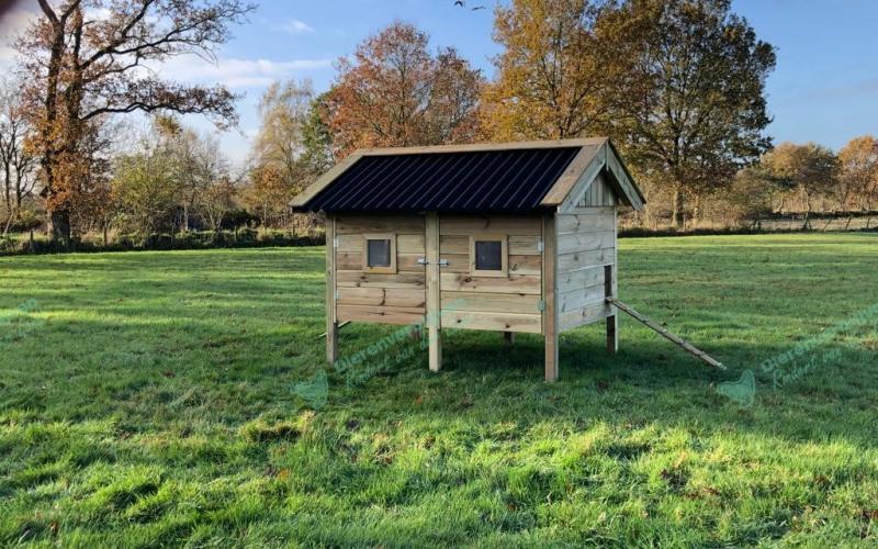 Kippenhok Harlingen type E Kwaliteits dierenverblijven van der Land