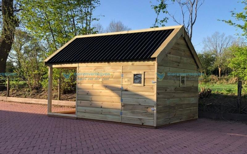 Kippenhok c- Geitenstal type A Kwaliteits dierenverblijven van der Land