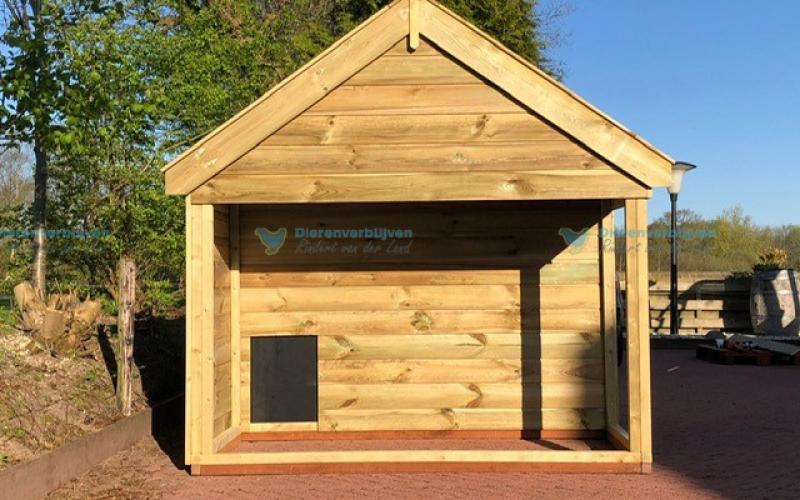 Kippenhok c- Geitenstal type A Kwaliteits dierenverblijven van der Land