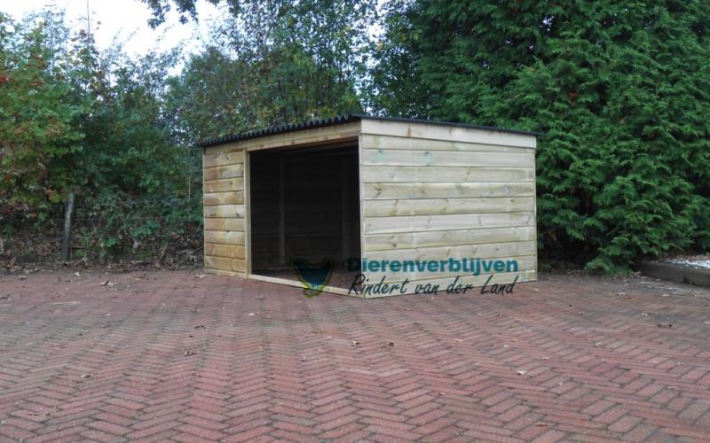 Kippenhok f- Schuilstal type A Kwaliteits dierenverblijven van der Land