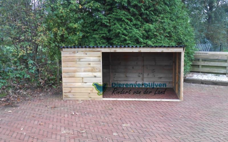 Kippenhok f- Schuilstal type A Kwaliteits dierenverblijven van der Land