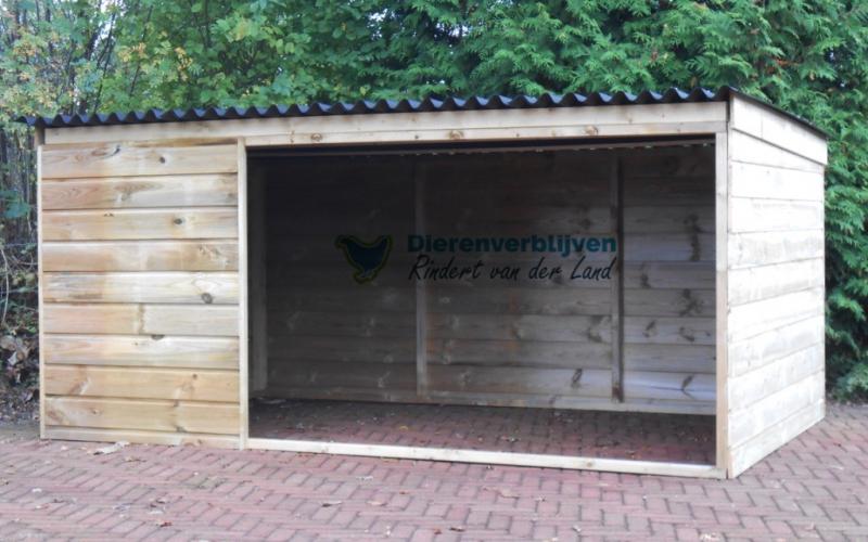 Kippenhok f- Schuilstal type A Kwaliteits dierenverblijven van der Land