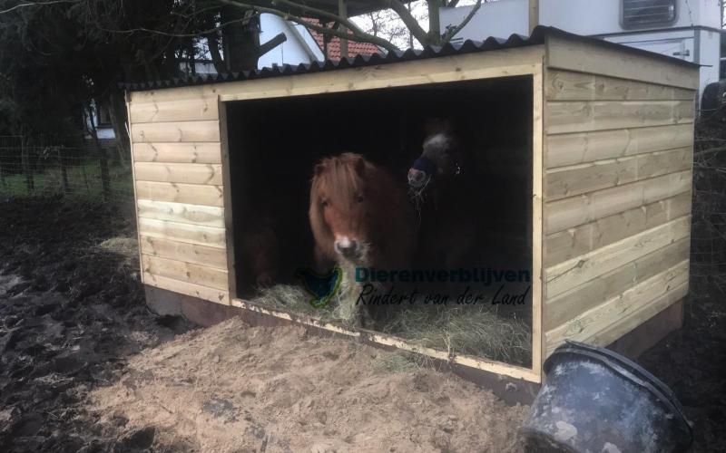 Kippenhok f- Schuilstal type A Kwaliteits dierenverblijven van der Land